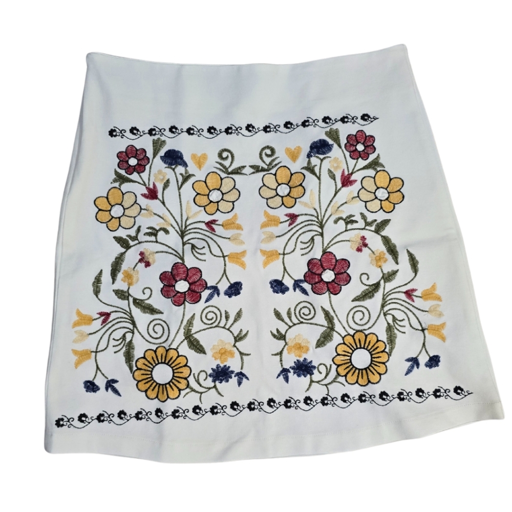 Embroidered Skirt Made in Mexico
